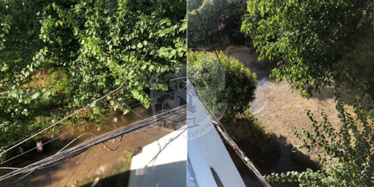 Denoncimi: Shpërthejnë ujërat në qytetin studenti