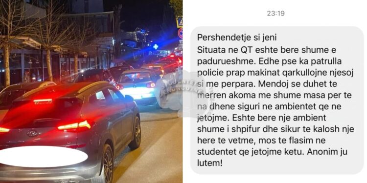 Denoncimi: Situata me qarkullimin e automjeteve në Qytetin Studenti është bërë e padurueshme