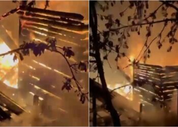 Zjarr në Dorëz të Librazhdit, shkrumbohet një bujtinë