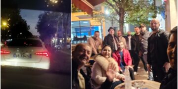 Policia “rrëmben” me forcë avokatin Altin Goxhaj dhe aktivistin Andrea Bregu